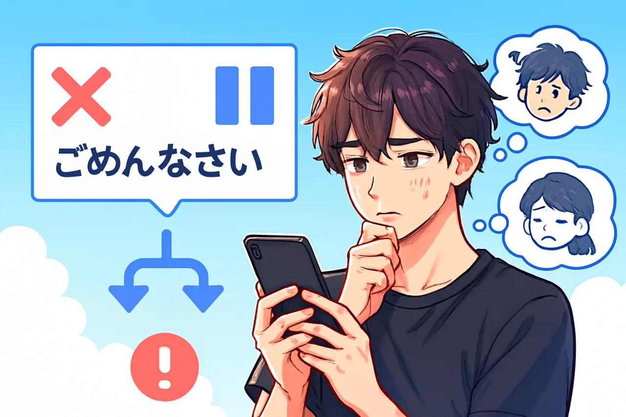 マッチングアプリでデートを断られた後どうする？諦める判断と続け方