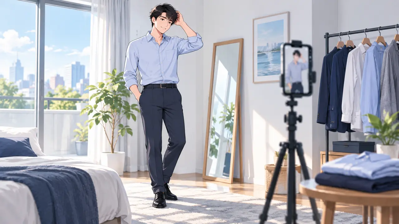 マッチングアプリの写真は何を着る？男性向け服装と色の選び方