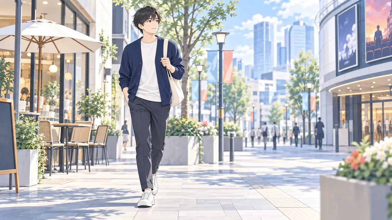 カジュアルデートの服装【男性向け】カフェ・映画・買い物の基本