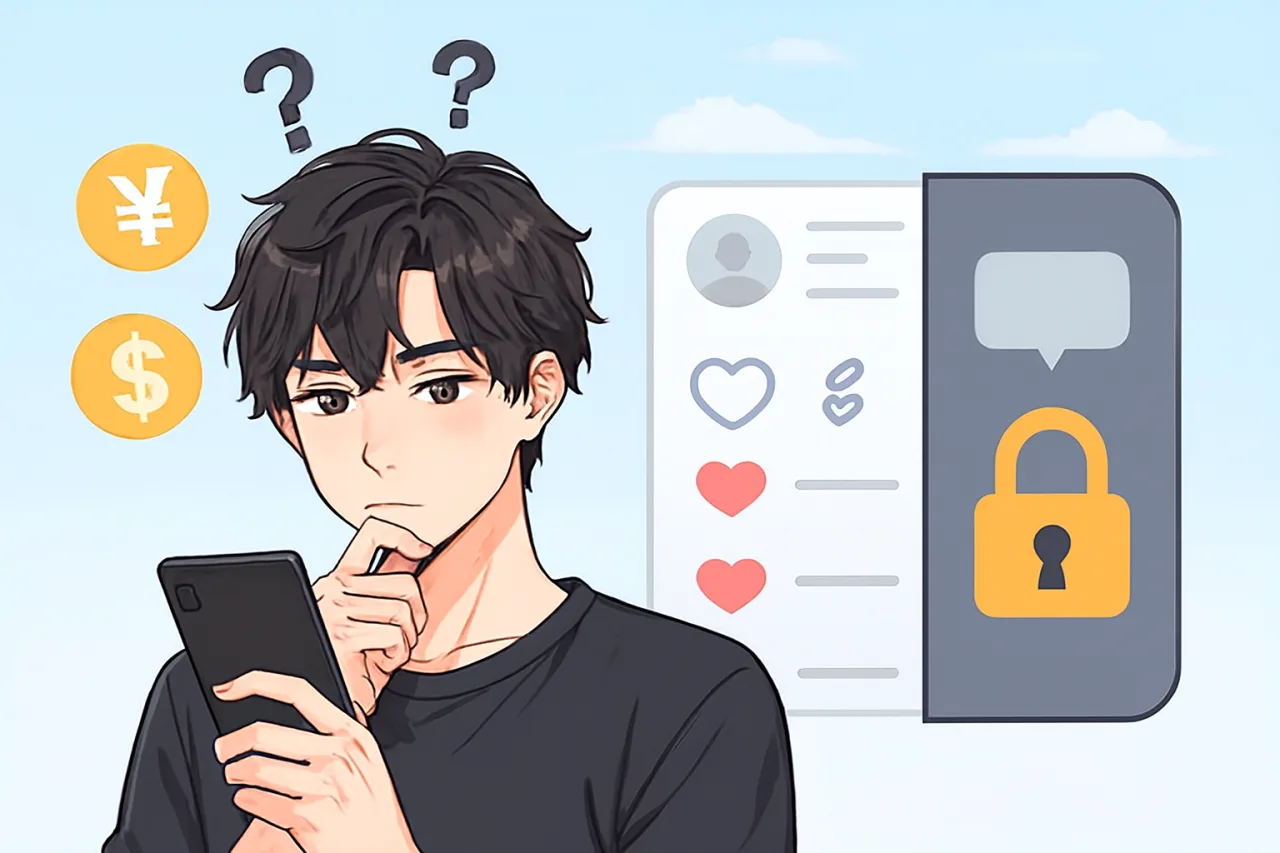 マッチングアプリ、無料でどこまでできる?課金前に知っておくこと